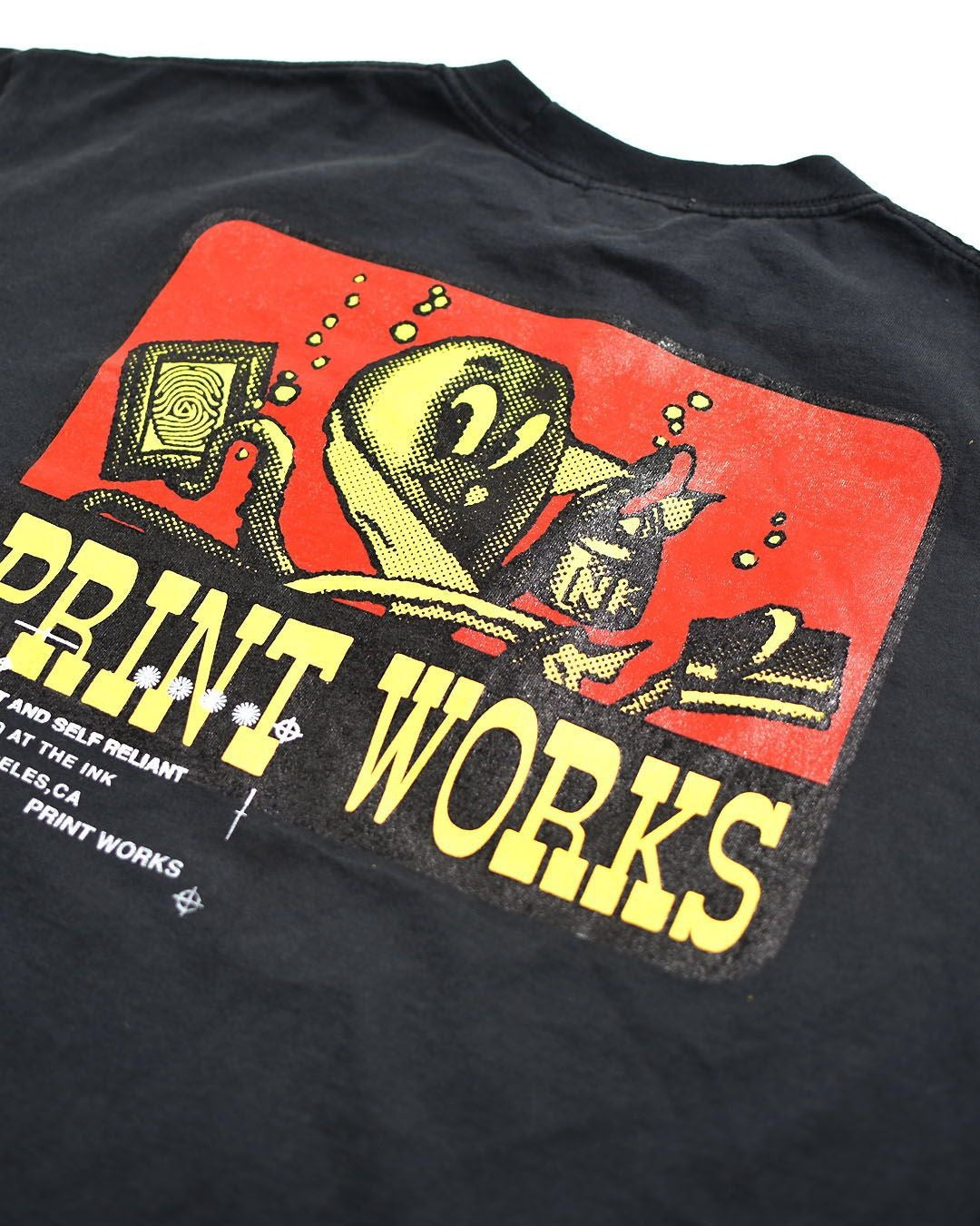 Octo Works Logo SS Tee (Vintage Black)