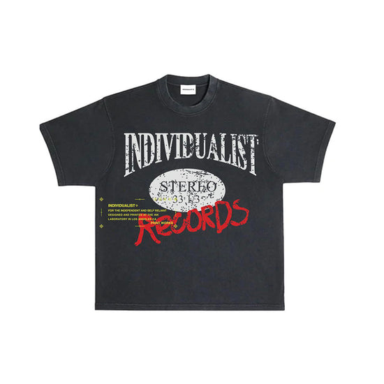 Individualist Records Tee (Vintage Black)