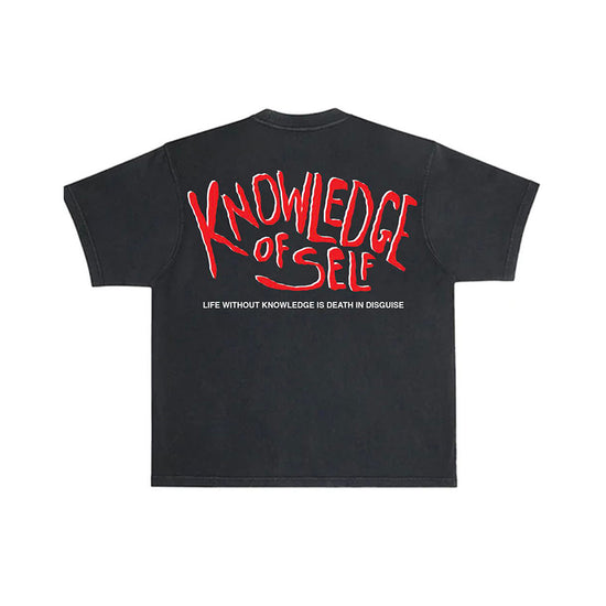 Knowledge Of Self Tee (Vintage Black))