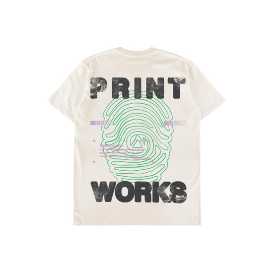 Print Works Tee (Cream)