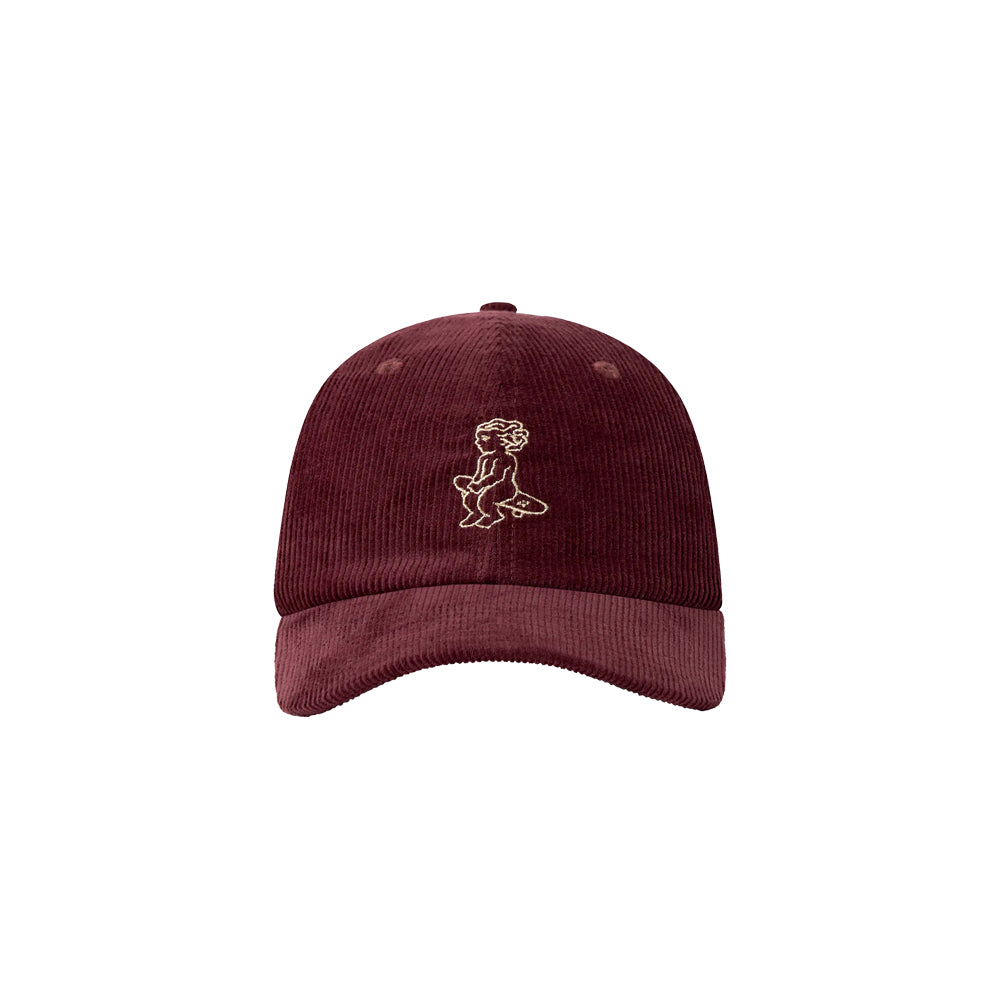 Ikon Cord Cap - Burgundy