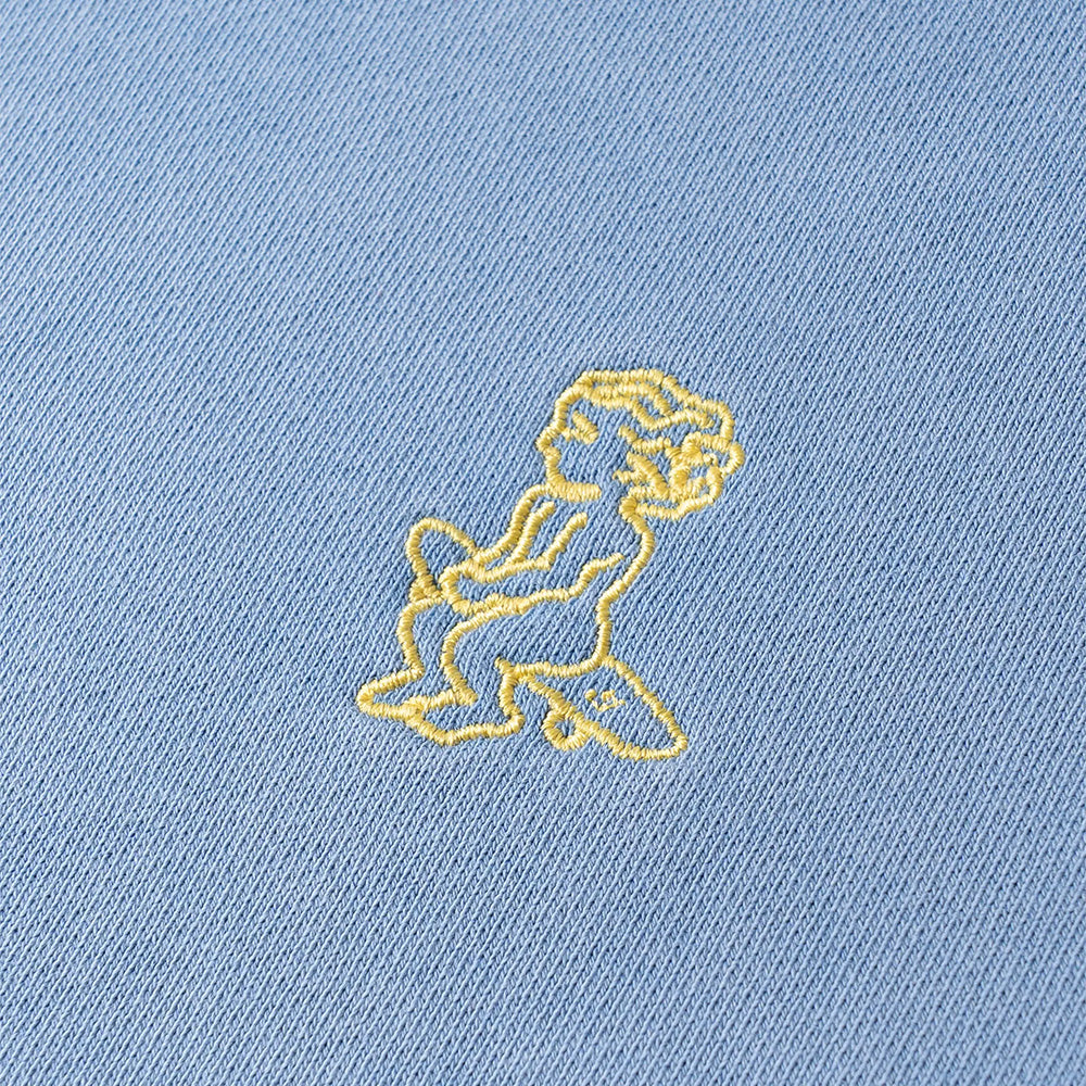 Ikon Stamp Spine Washed Crew - Winter Sky Washed/Butter