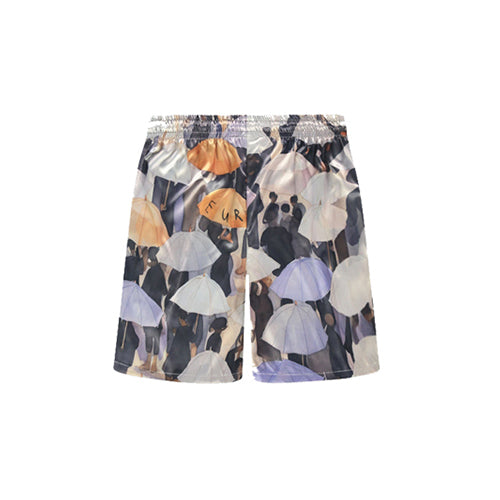 Umbrella Viscose Shorts (Purple)