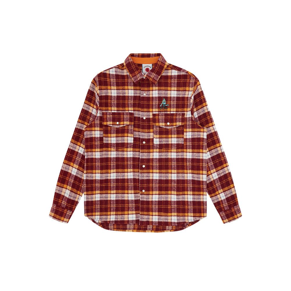 Flannel Overshirt (Red)