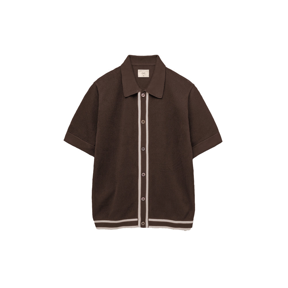 Jorge Polo Knit - Chocolate Brown