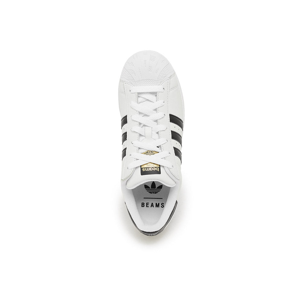 Beams x Adidas Superstar - Cloud White/Core Black/Gold Metallic