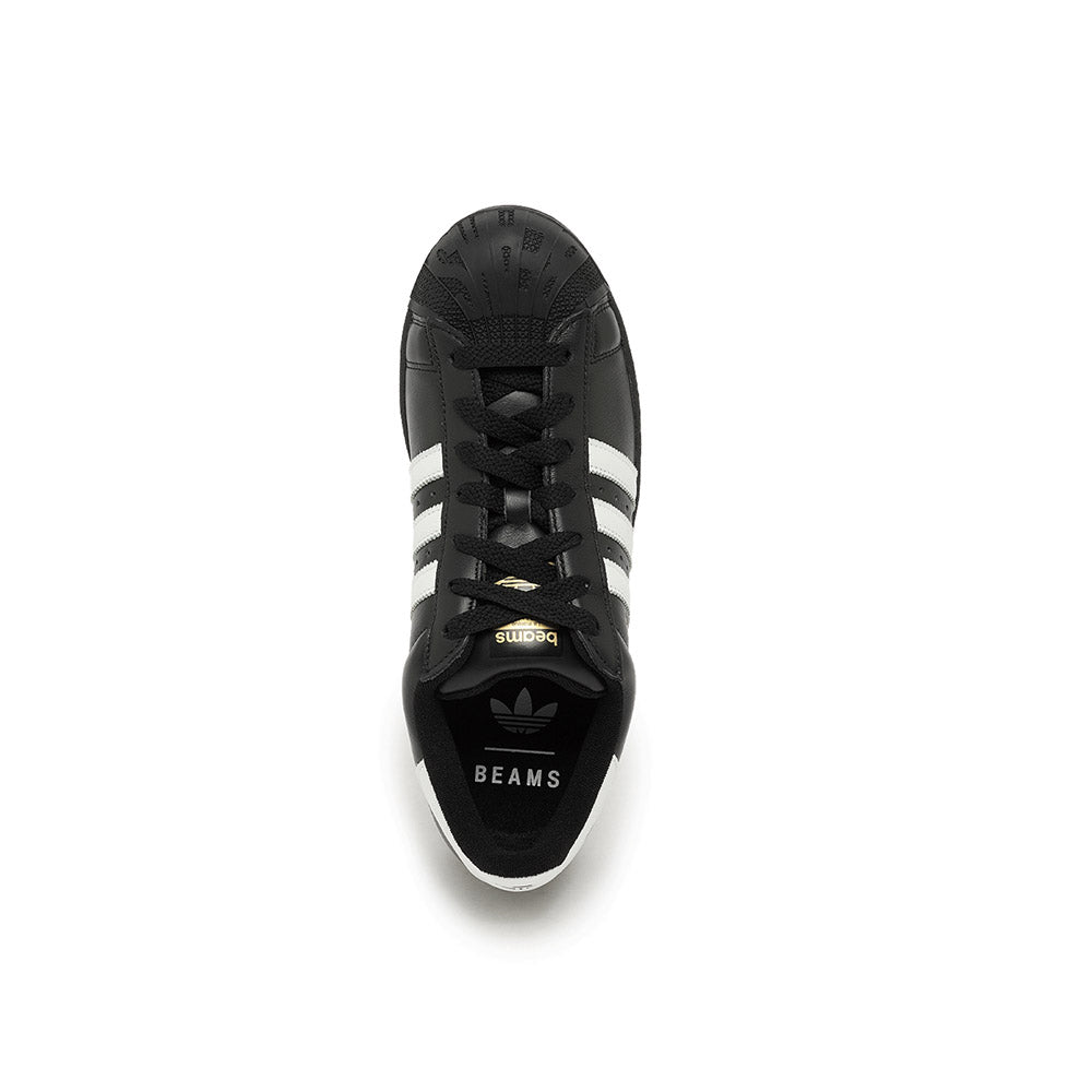 Beams x Adidas Superstar - Core Black/Cloud White/Gold Metallic