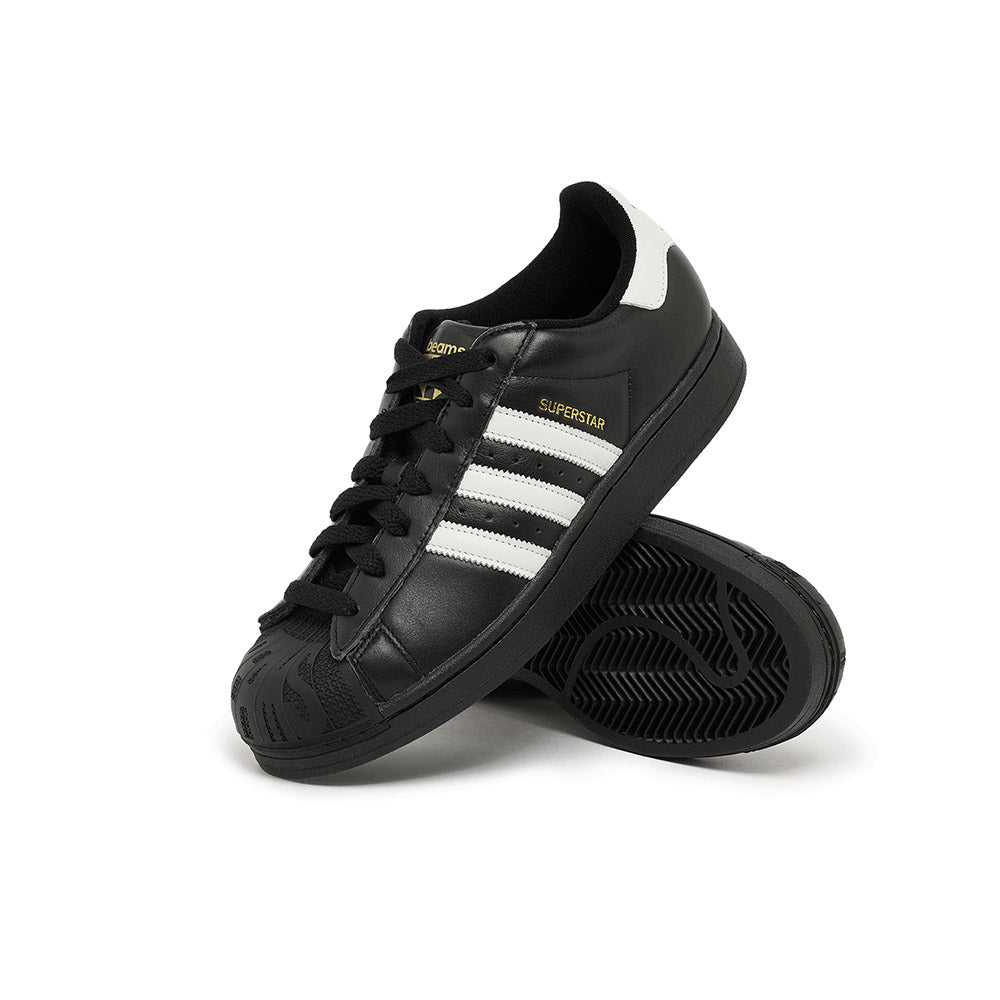 Beams x Adidas Superstar - Core Black/Cloud White/Gold Metallic