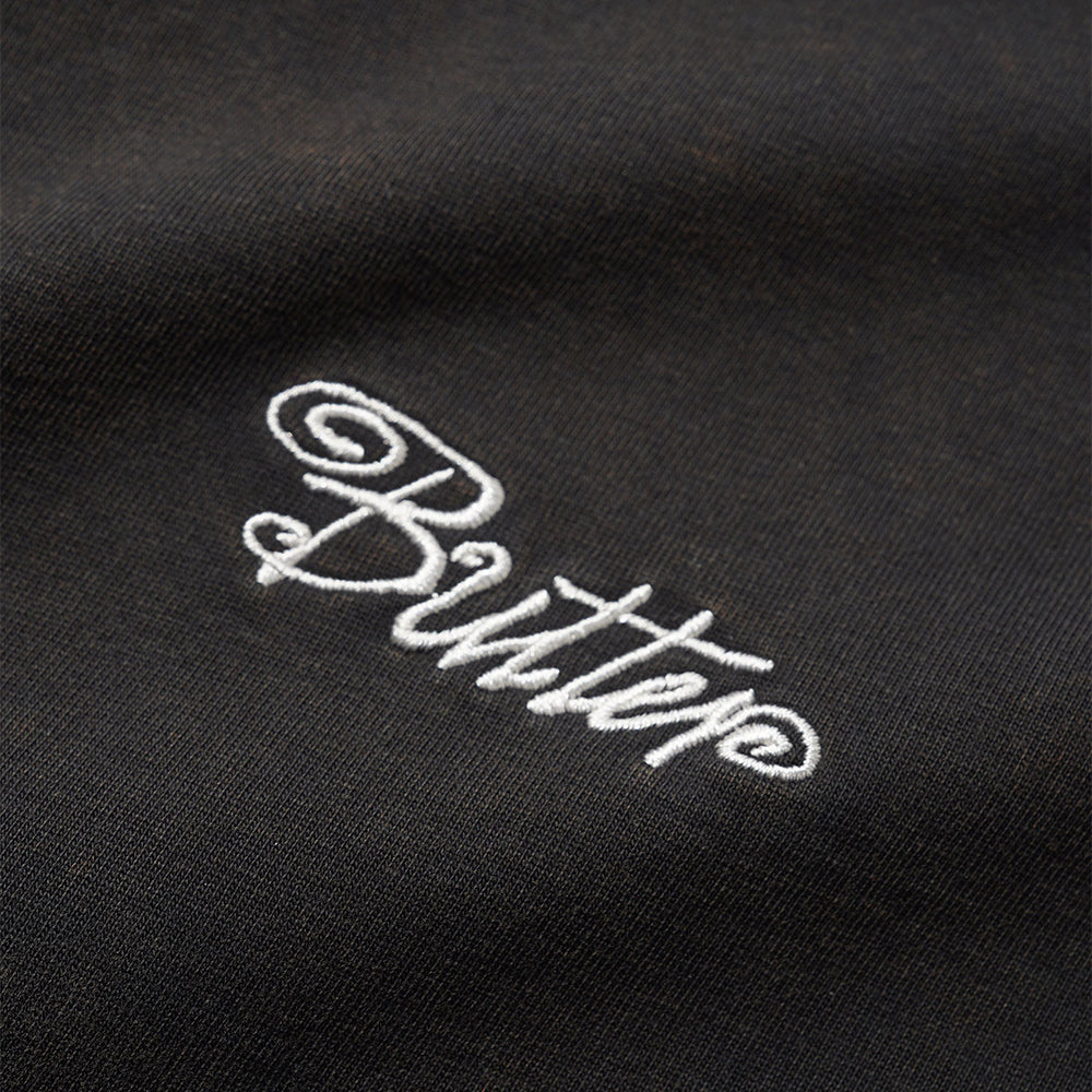 Jive Overlock Stitch Tee - Distressed Black