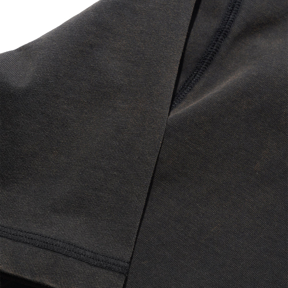 Jive Overlock Stitch Tee - Distressed Black