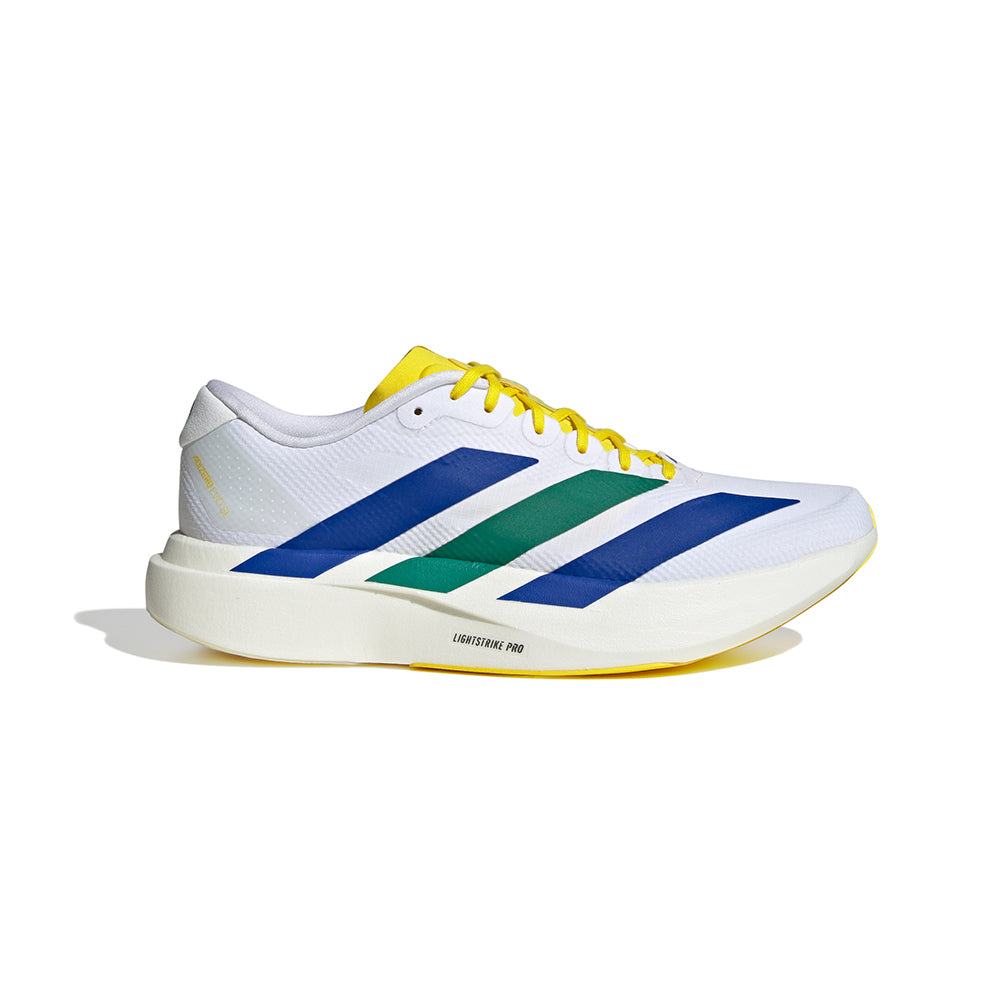 Adizero Evo SL Woven - Yellow/Royal Blue/Iron Metallic