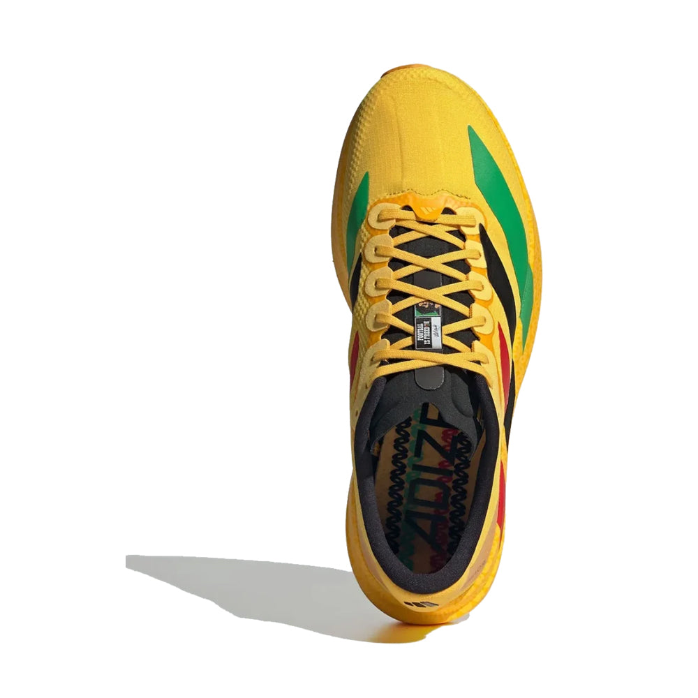 Bob Marley x adidas Adizero Evo SL - Bold Gold/Vivid Green/Pure Ruby