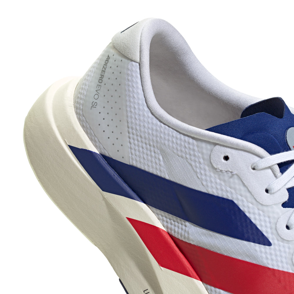 Adizero Evo SL Woven - Cloud White/Mystic Ink/Pure ruby