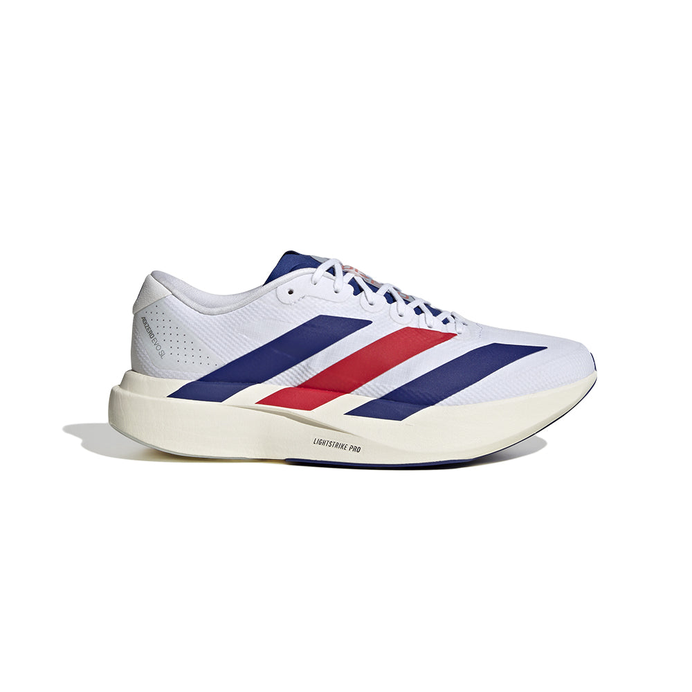 Adizero Evo SL Woven - Cloud White/Mystic Ink/Pure ruby