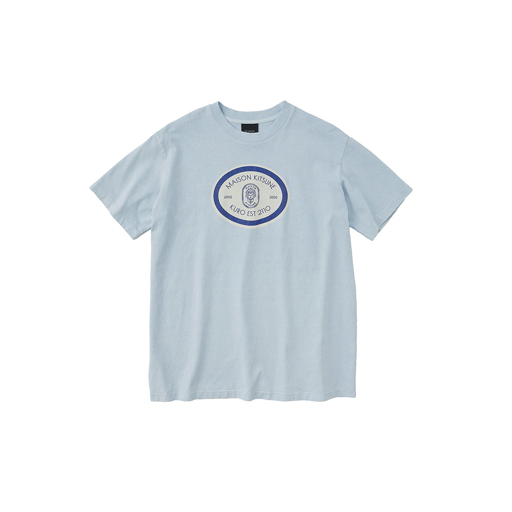 Kuro x Maison Kitsuné Grand Est. Vintage Wash T-Shirt - Light Blue