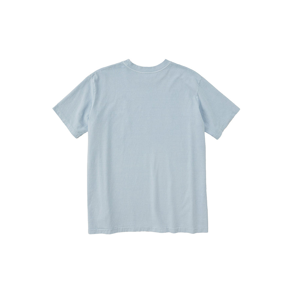 Kuro x Maison Kitsuné Grand Est. Vintage Wash T-Shirt - Light Blue