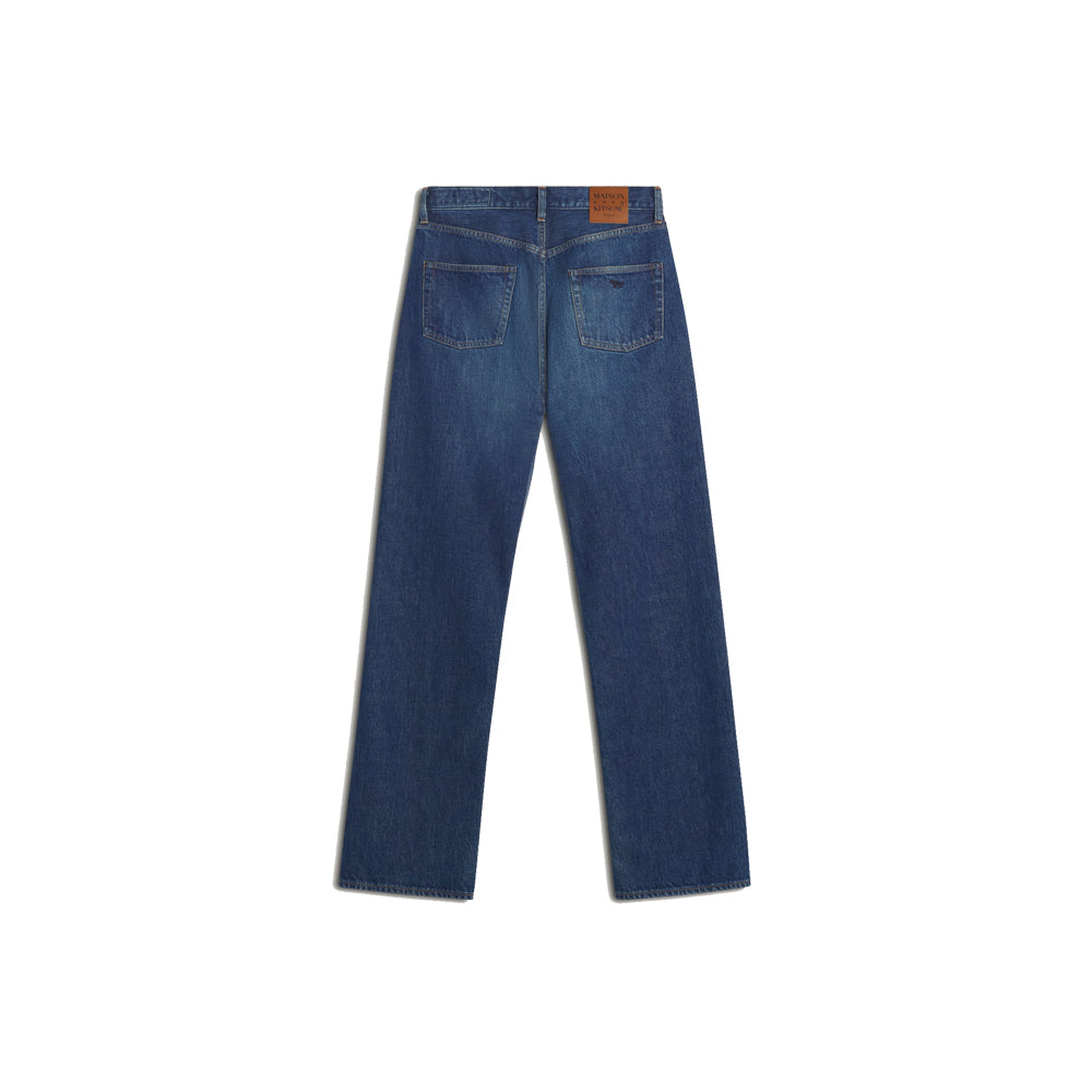 Kuro x Maison Kitsuné Selvedge Voyage Denim Pants - Faded Indigo