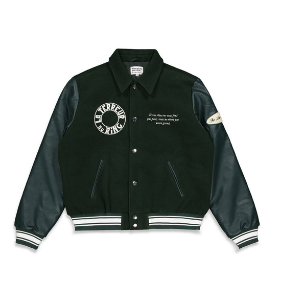 La Terreur Du Ring Varsity Jacket (Green)