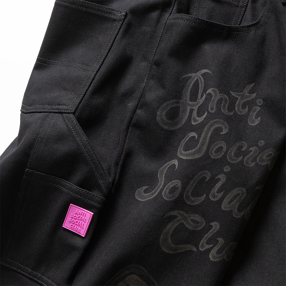 Laser Etched Jeans - Black