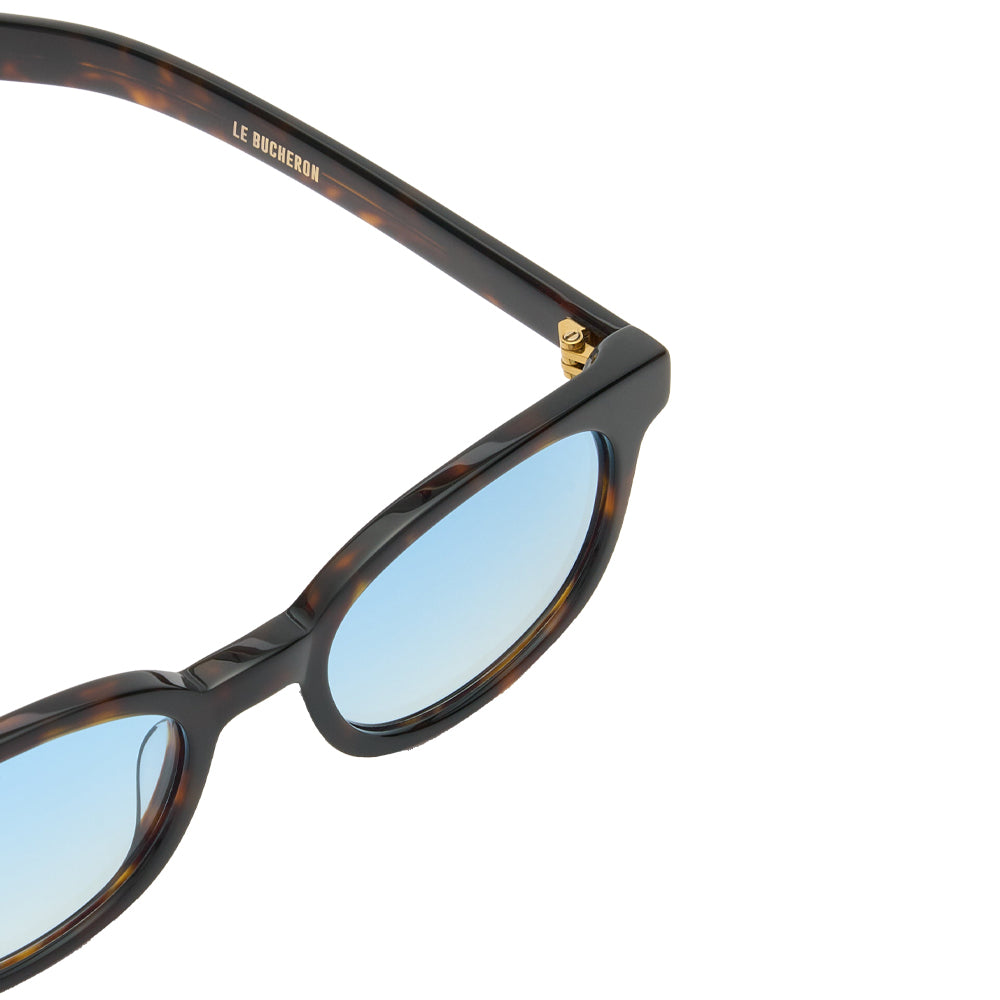 LE BUCHERON Dark Tortoise/Blue Gradient Lens