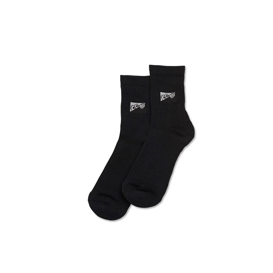 Heel Tab Dress Socks (Black)