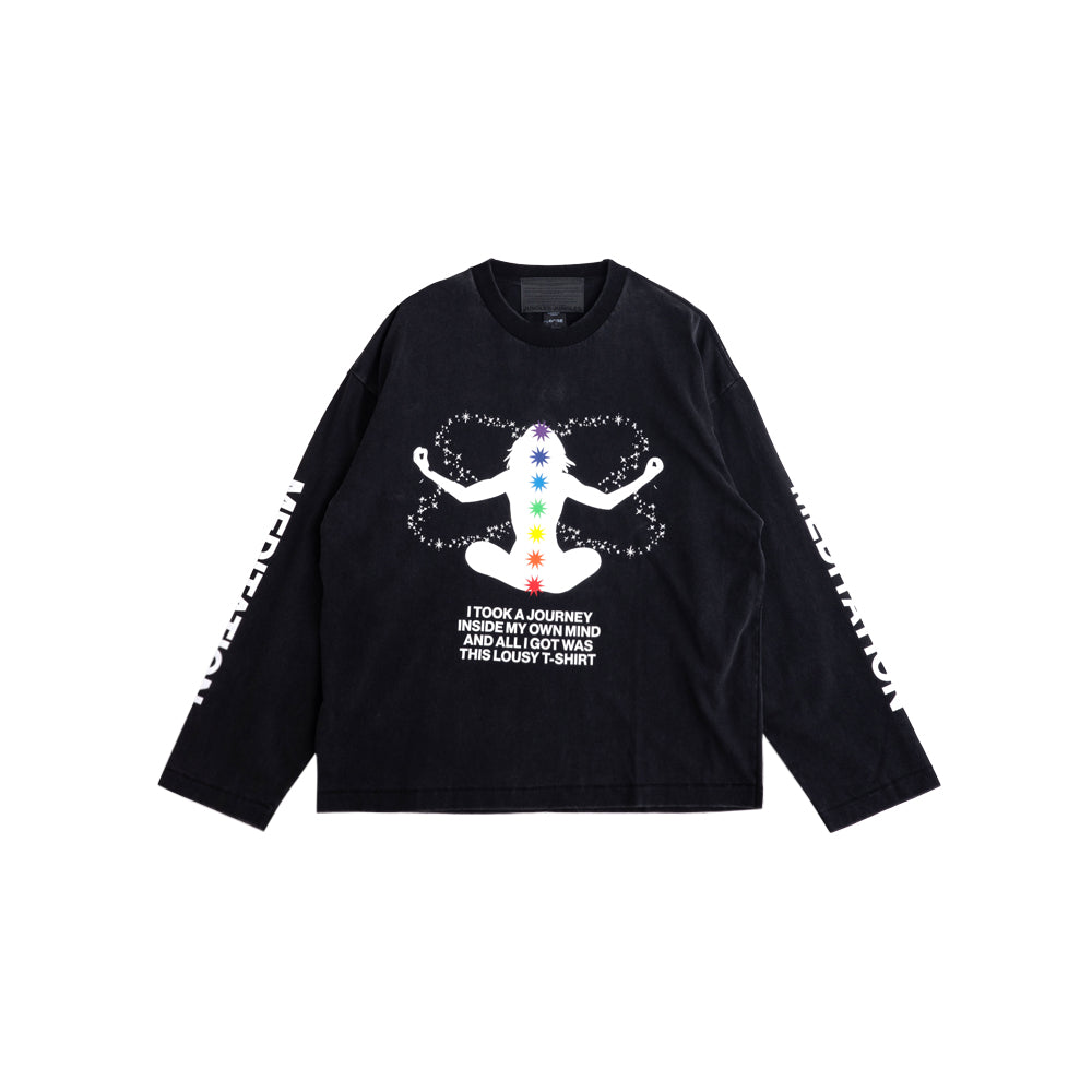 Meditation LS Tee - Black