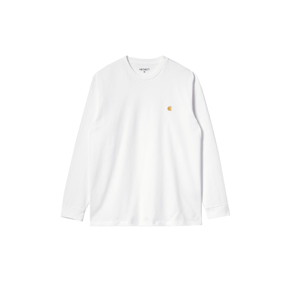 L/S Chase T-Shirt - White/Gold