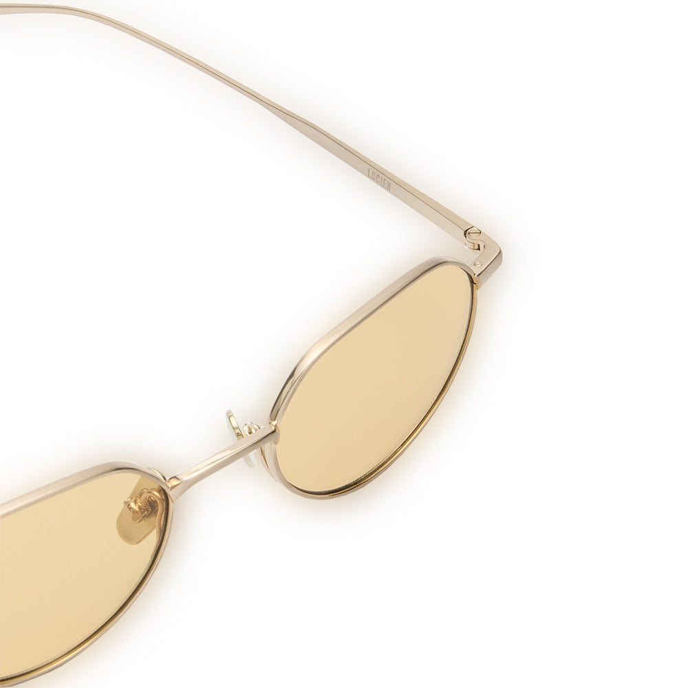 LUCIEN Brushed Gold/Yellow Lens