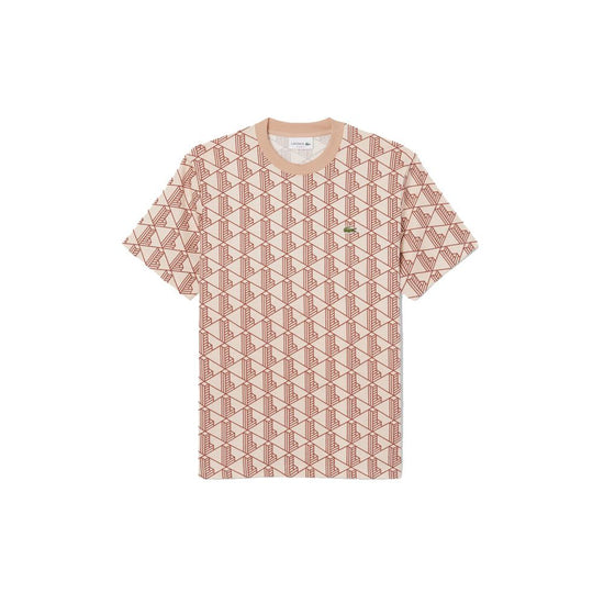 Monogram Cotton T-Shirt (Beige/Brown)