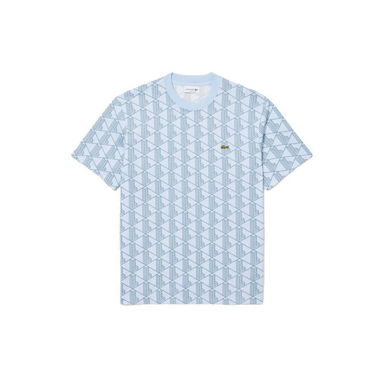 Monogram Cotton T-Shirt (Blue)