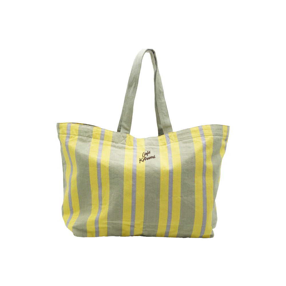 Large Summer Tote - Oat/Lemonade