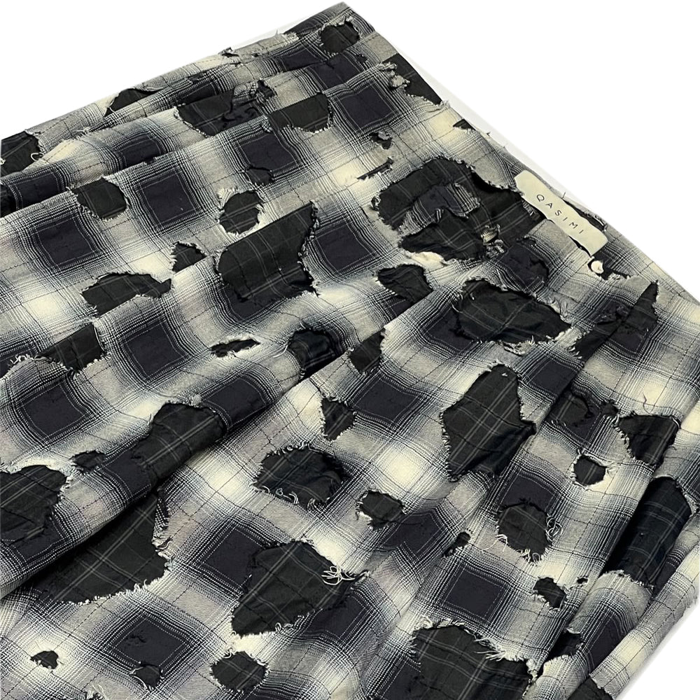 Layered Trousers - Black/Navy