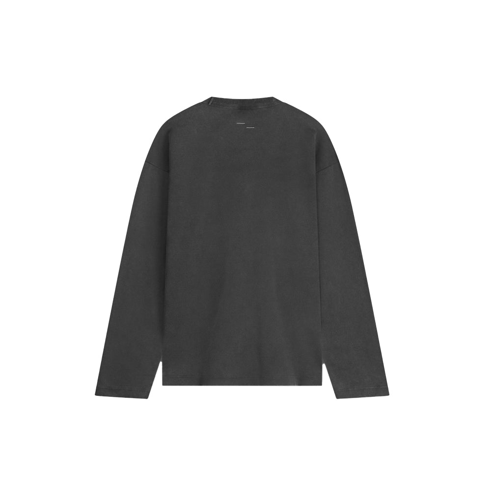 Longsleeve Boxy Embroidered - Vintage Black