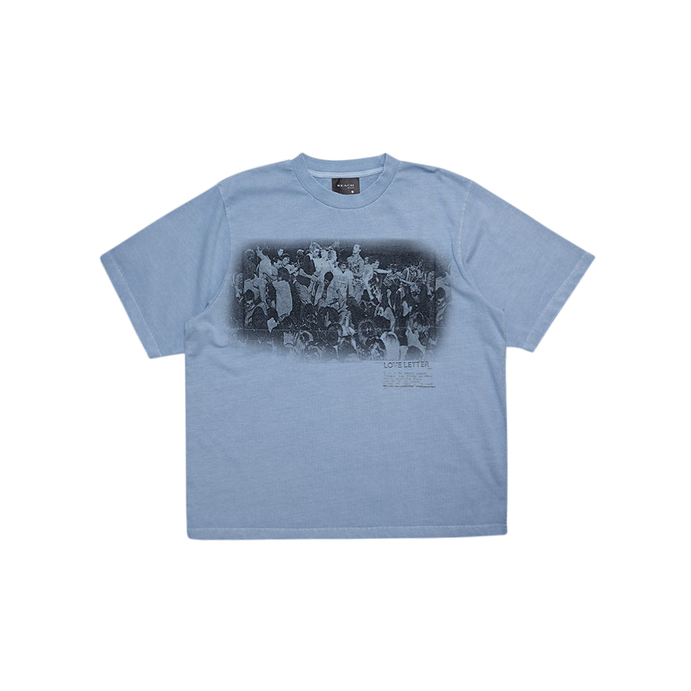 Love Letter Boxy Tee (Sky Blue)