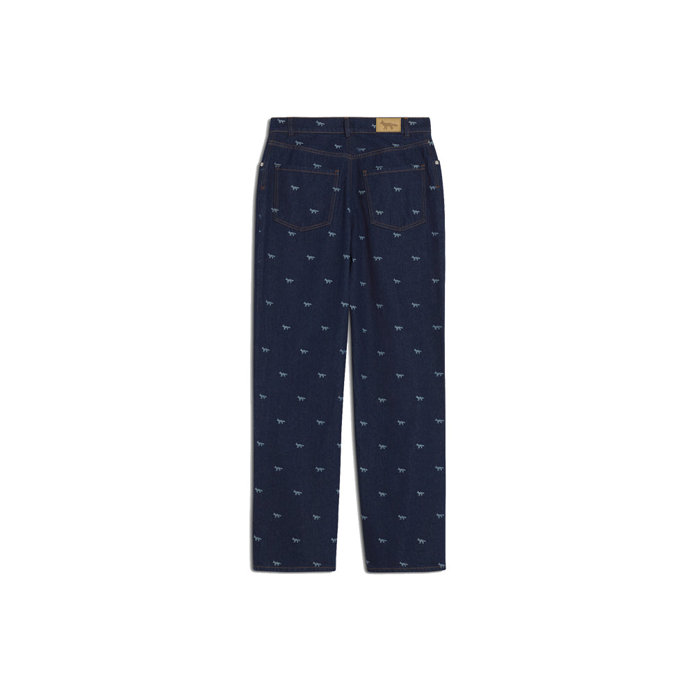 Relaxed Denim Jeans (Dark Laser Profile Fox)
