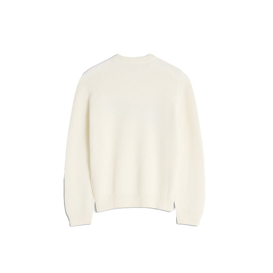 Kitsune Varsity Embroidered Mesh Jumper (Milk)