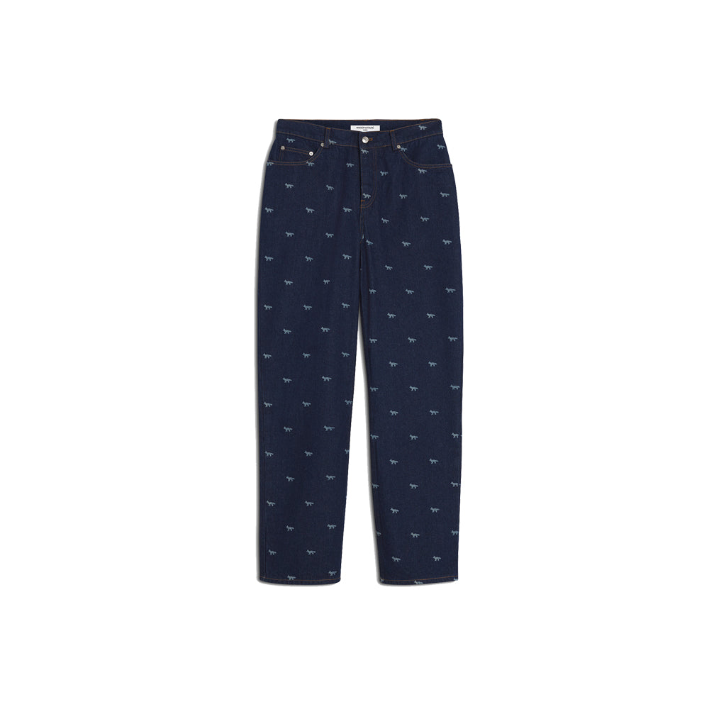 Relaxed Denim Jeans (Dark Laser Profile Fox)