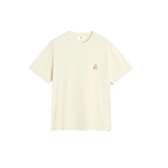 Speedy Fox Patch Comfort Tee Shirt (Warm Stone)