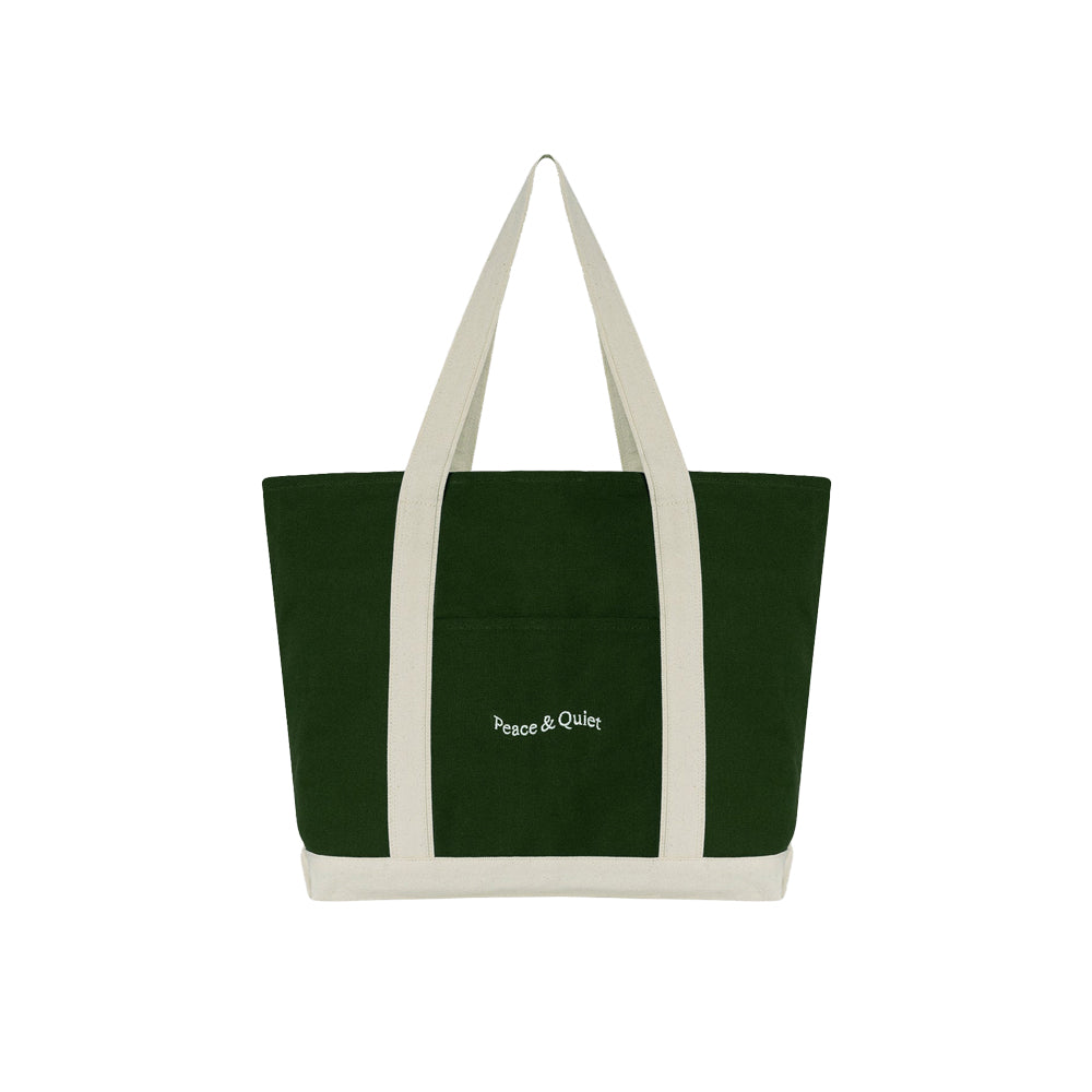 Wordmark Boat Tote (Forest)