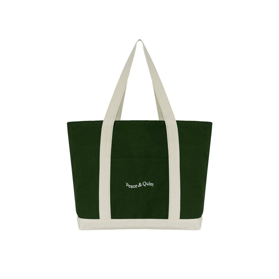 Wordmark Boat Tote (Forest)