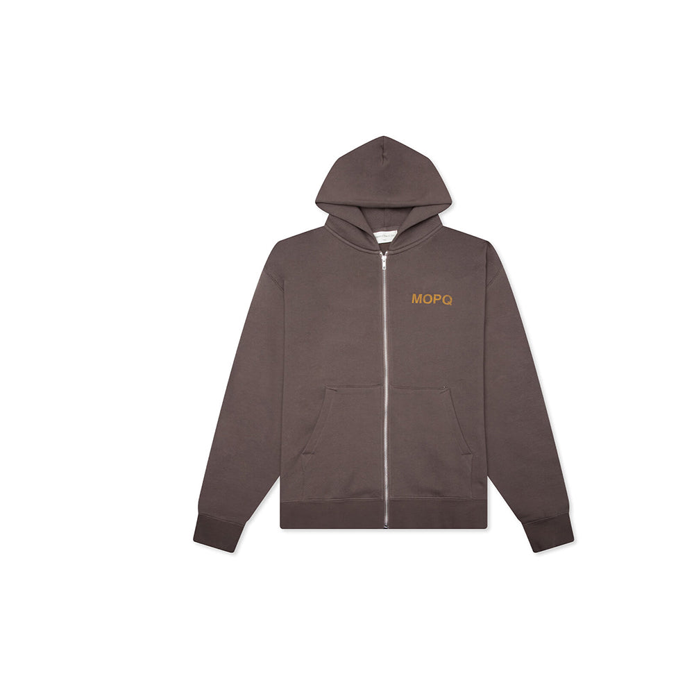 Castelli Zip-Up Hoodie - Brown