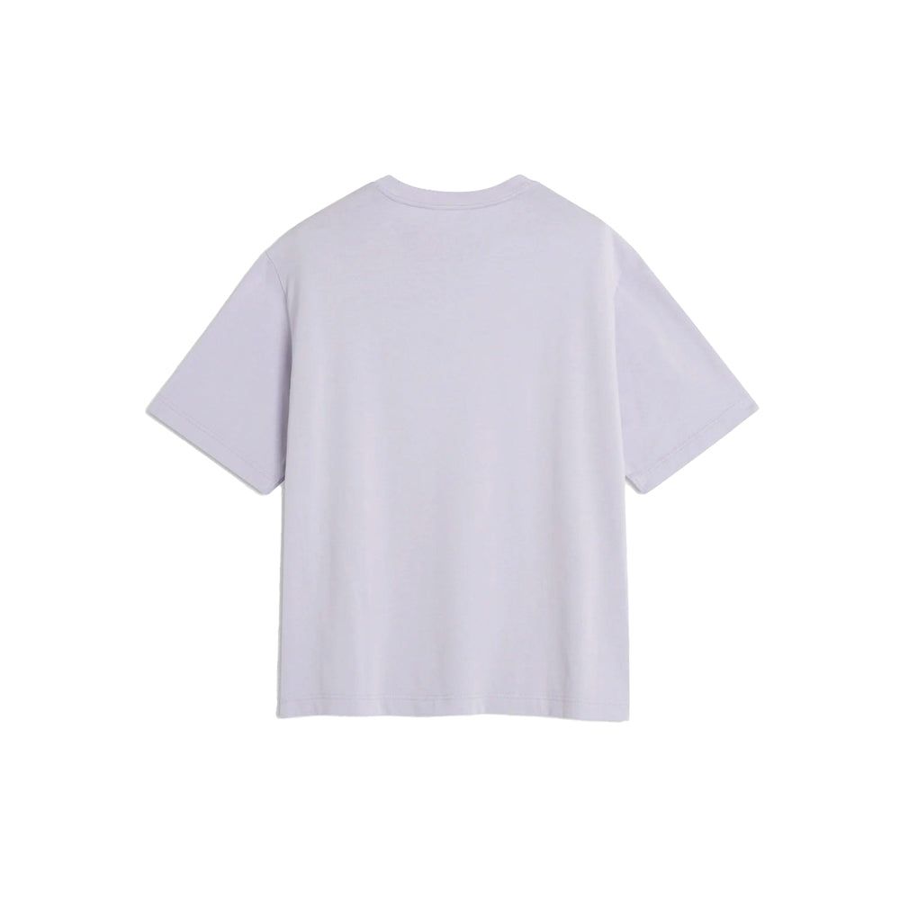 Bold Fox Head Patch Oversize Tee Shirt (Soft Mauve)