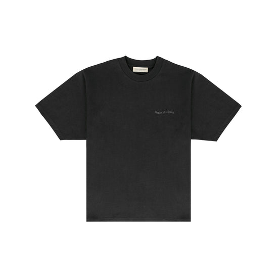 Wordmark Pigment Dyed T-Shirt (Black)