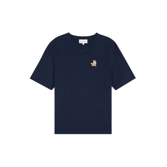 Speedy Fox Patch Comfort Tee Shirt (Ink Blue)