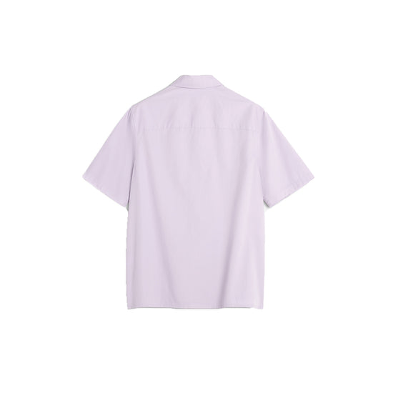 Relaxed Short Sleeve Shirt (Soft Mauve)