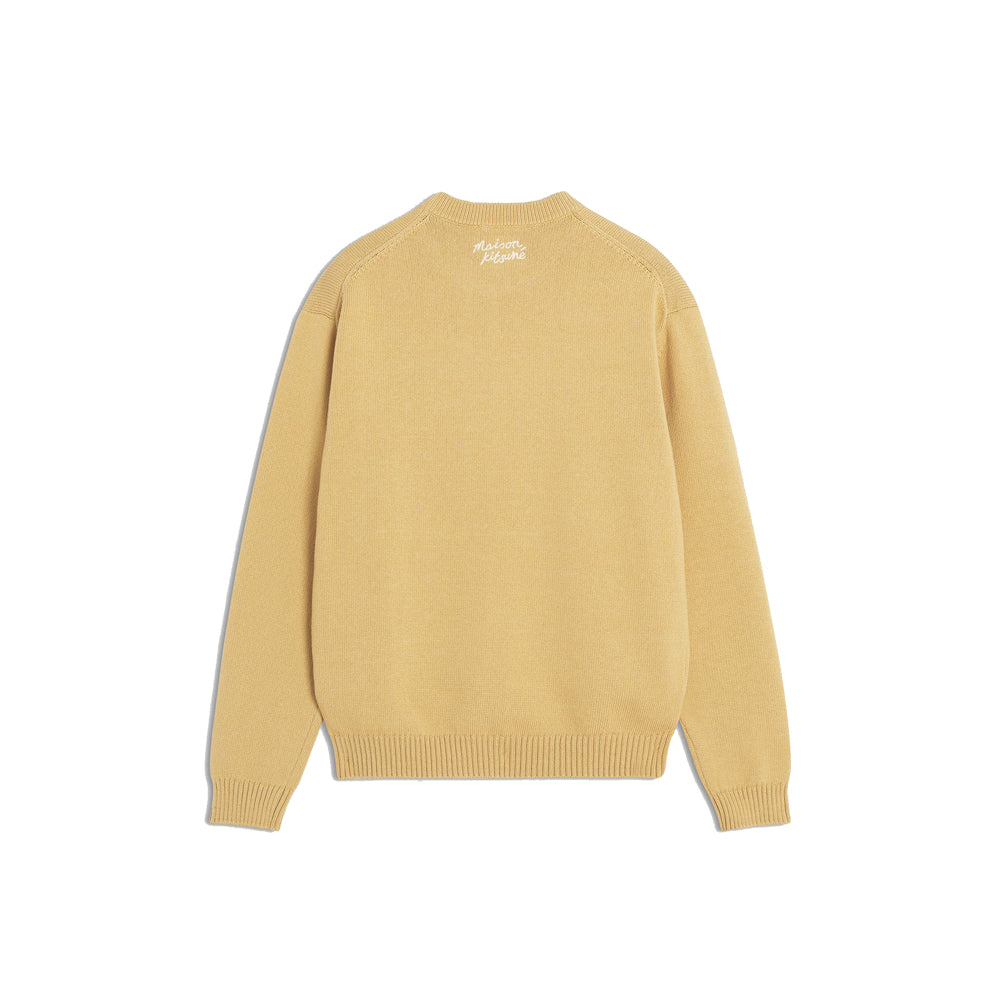 Dressed Fox Intarsia Jumper (Cork)