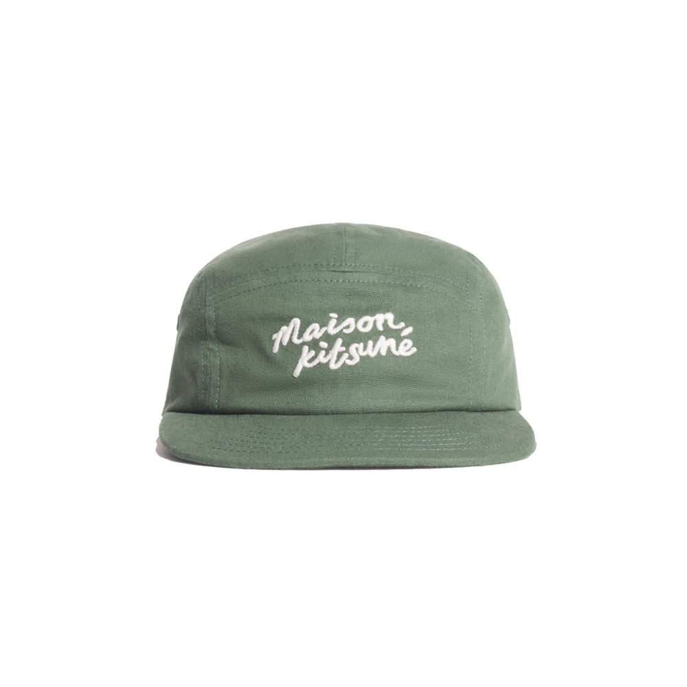 Maison Kitsuné Handwriting 5P Cap - Bottle Green
