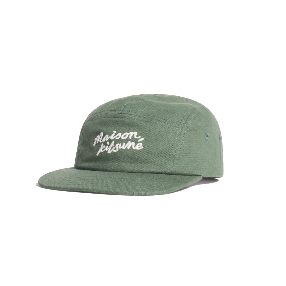 Maison Kitsuné Handwriting 5P Cap - Bottle Green