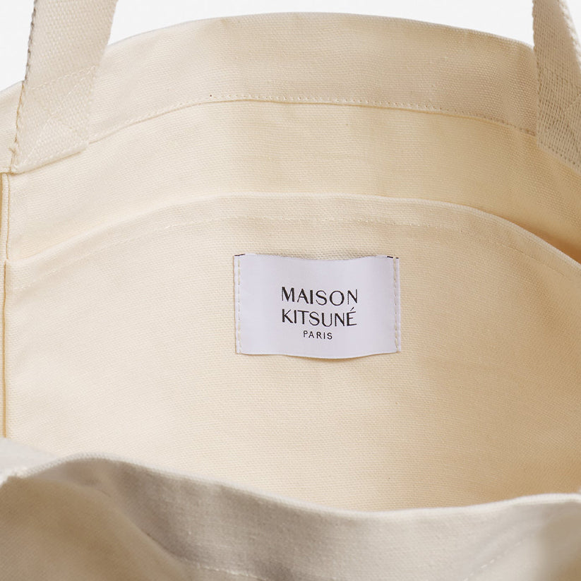Maison Kitsuné Handwriting Tote - Ecru