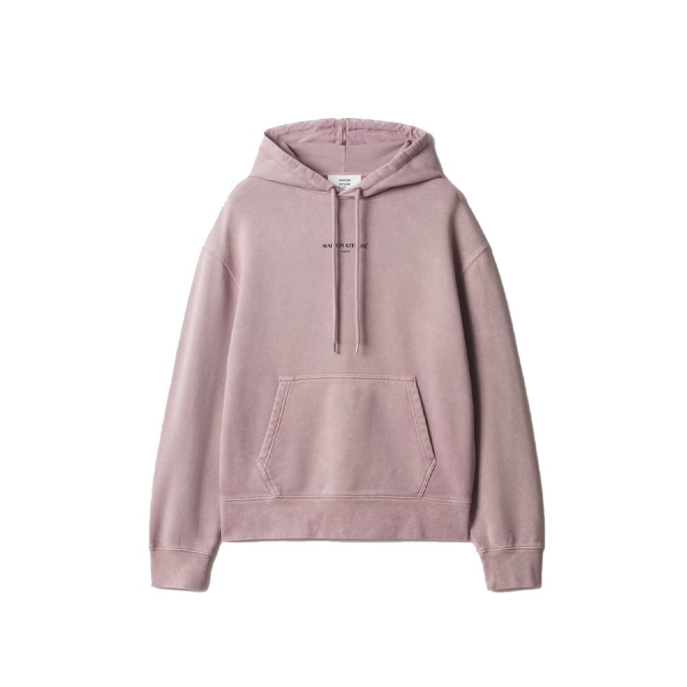 Maison Kitsuné Paris Faded Comfort Hoodie - Misty Lilac Faded